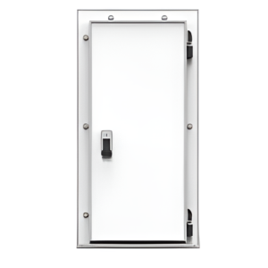 Дверь холодильная распашная одностворчатая НТ-РДО-1000*2000/120 (с металлической рамой)