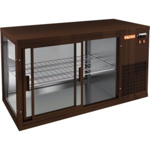 Витрина холодильная настольная HICOLD VRL 900 R Brown