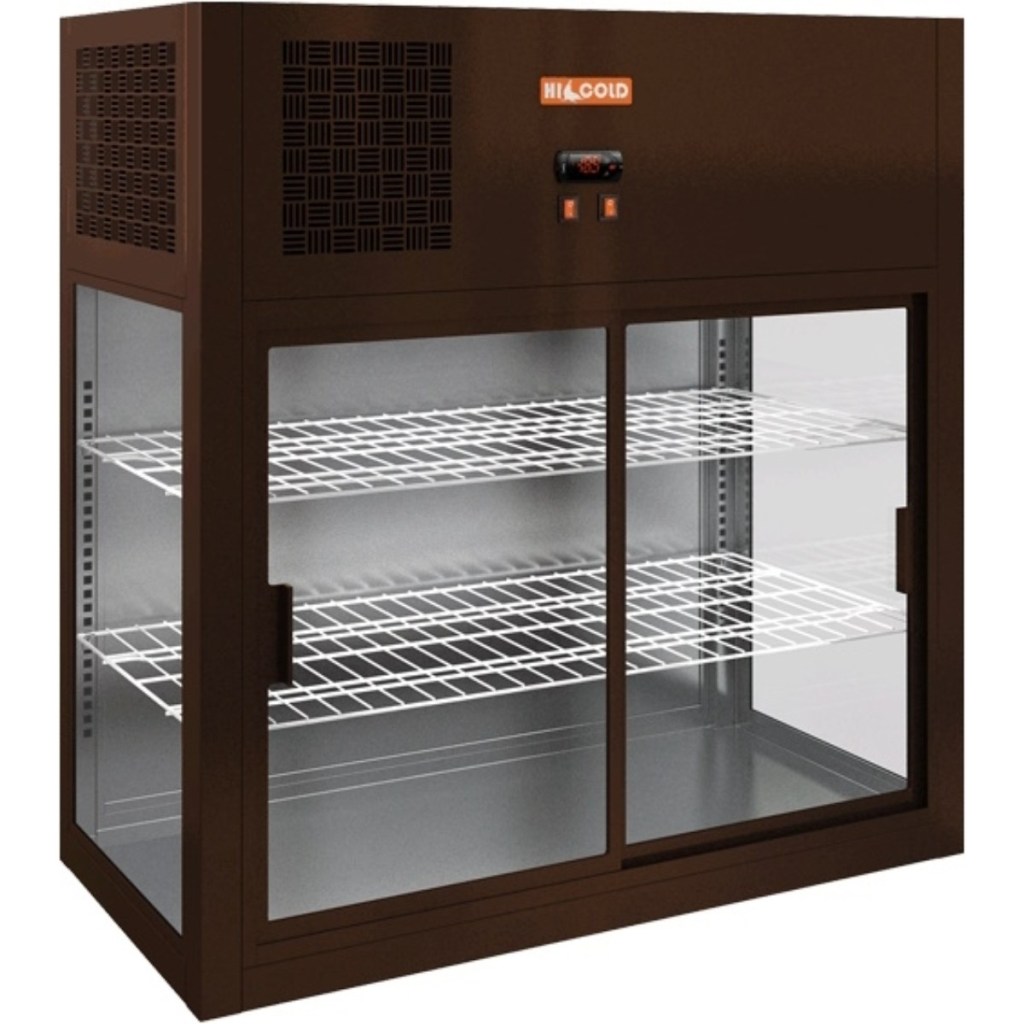 Витрина холодильная настольная HICOLD VRH 990 Brown