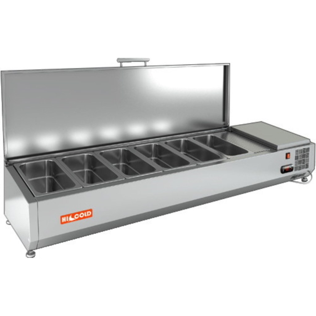 Витрина холодильная для ингредиентов HICOLD VRTU 1485 1/4