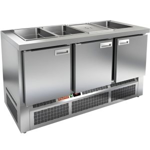 Стол холодильный для салатов HiCold SLE3-111GN О без крышки 