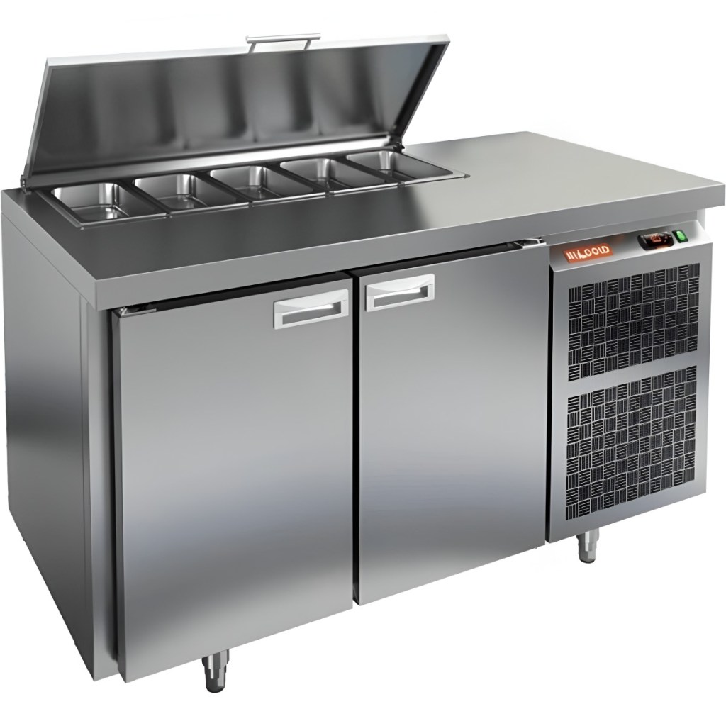 Стол холодильный для салатов HiCold SL2-11GN (1/6) О