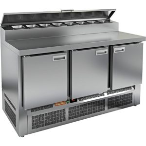 Стол холодильный для пиццы HiCold PZE2-111/GN (1/6H) З