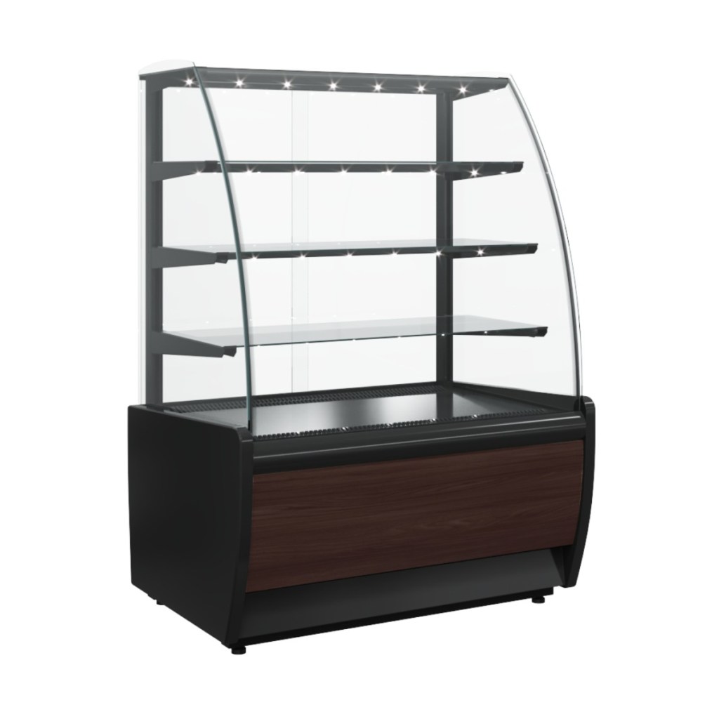 Витрина кондитерская Carboma K70 VH 0,9-1 Light Chocolate Паттерн (0105 Венге) для шоколада