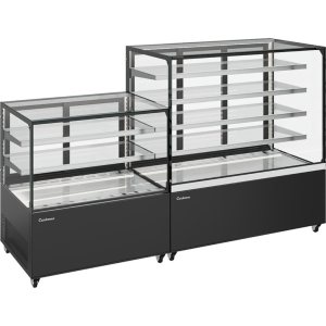 Витрина кондитерская Carboma KC71-130 N 1,2-1 (9005) нейтральная - Изображение 2