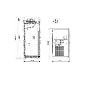 Шкаф холодильный низкотемпературный Arkto F1.4-G - Изображение 2