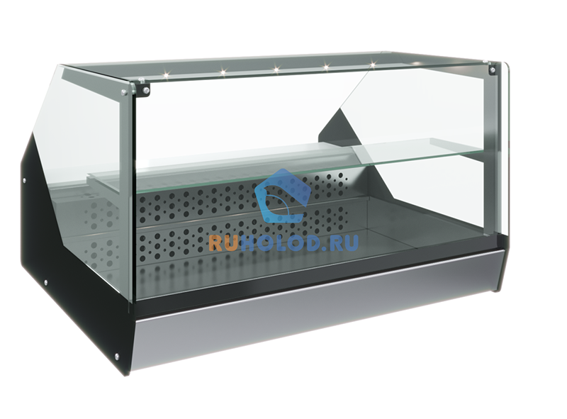Витрина холодильная настольная Полюс ВХСр-1,0 Cube Арго XL техно (AC87)