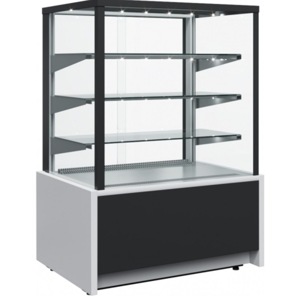 Витрина кондитерская Carboma KC70 VM 0,9-1 Light (ВХСв-0,9д Carboma Cube Техно) 9006-9005